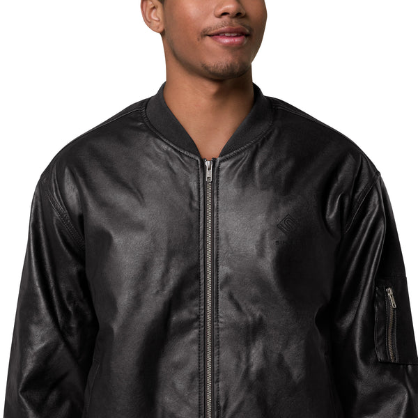 SINEST ESSENTIALS LEATHER-JACKET